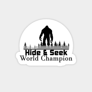 Undefeated World Champion Hide & Seek Sticker